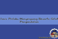 Jenis Prilaku Menyimpang Beserta Sifat Pengendalian Jenis Prilaku Menyimpang Beserta Sifat Pengendalian