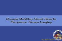 Dampak Mobilitas Sosial Secara Lengkap Dampak Mobilitas Sosial Secara Lengkap