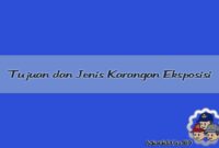 Tujuan dan Jenis Karangan Eksposisi